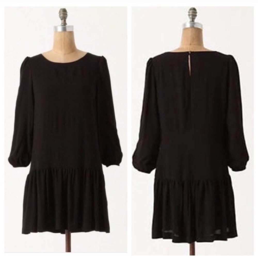 Anthropologie Dropwaist Mini Dress